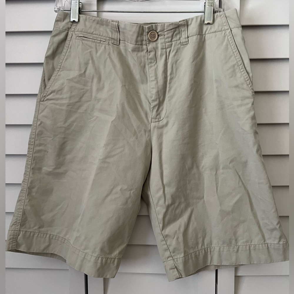 Lacoste Regular Fit Cotton  Bermuda Shorts Khaki Beige Men's Size 30 US (38Euro)